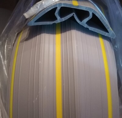  Heavy Duty Floor Cord Cover Cable Protector, 3 Channel Protect Cord (10 Ft) 