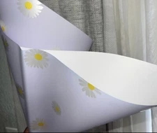 Papel Coreano/Double Sided Color Flower Wrapping Paper Waterproof 20 Sheets