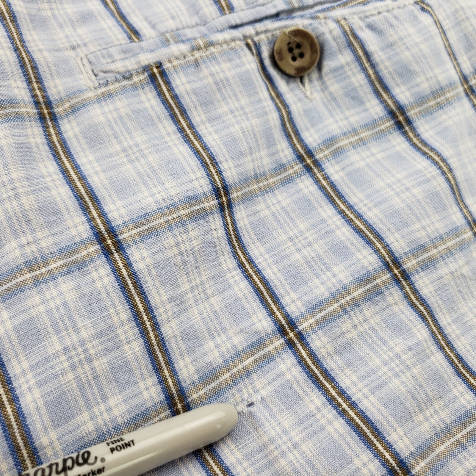 Canterbury New Zealand 55 Linen Cargo Shorts Drawstr… Gem