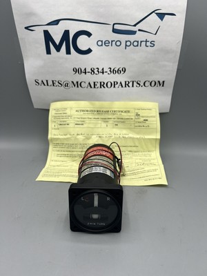 OVERHAULED UNITED INSTRUMENTS TURN AND SLIP INDICATOR PN: 9550A
