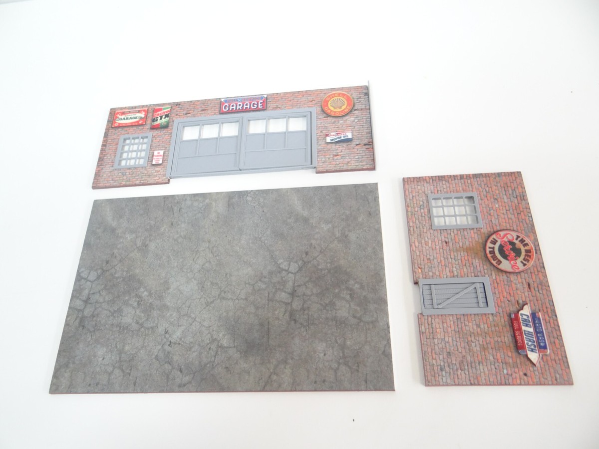 ☆ Garage Diorama Item SBC　　　　　　　　　　【限定品】 Scale 1:60 / 64 Diorama brick garage display Car service