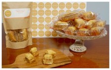 Greek Baklava Traditional Layered Sweet Pastry - Handmade Dessert Bites Almonds