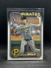 2024 Topps Series 2 Jackson Wolf Rookie #523 Pittsburgh Pirates