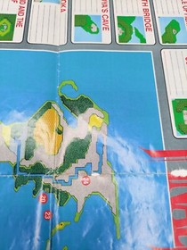 Final Fantasy 1990 Nintendo NES World Map / Enemy Chart NES-FF-USA(B)