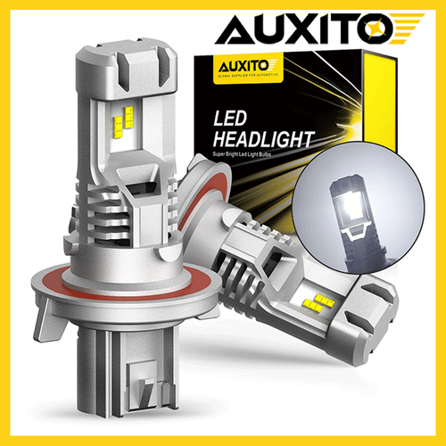 AUXITO 2x CANBUS 9008 H13 LED Headlight Bulb Kit High Low Beam Light 6500K White - Imagen 16 de 32