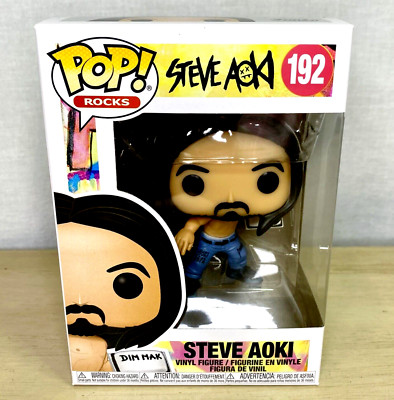 Funko Pop Rocks DJ Steve Aoki 192 Vinyl Figure Dim Mak Records Electronic Dance