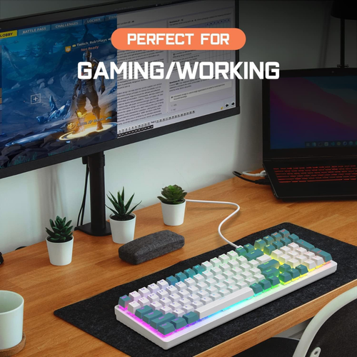 K3 Apex Pro Gaming Keyboard and Mouse Set + Coiled USB C Cable, Wired 98 Keys 6D - Picture 9 of 9