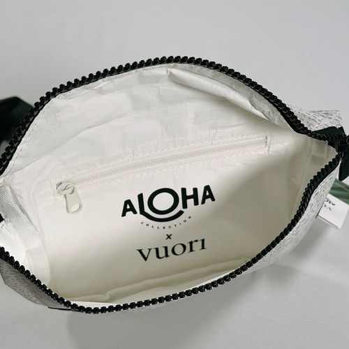 Vuori Aloha Fanny Waist Pack NWT Beachsand Pacifica Dashed Lines Water-Resistant - Picture 8 of 9