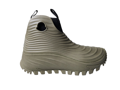 Moncler Acqua High Rain Boots Khaki Green Men 