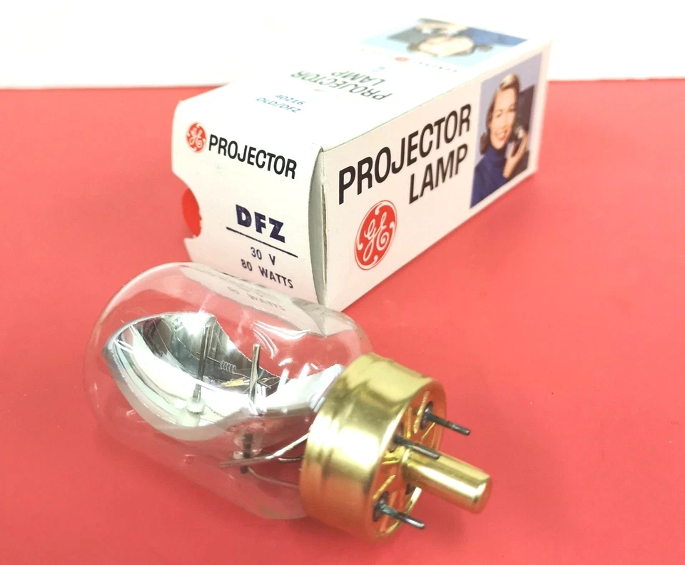 DLD DFZ 80W 30V 15-Hr Proyección Fotográfica BOMBILLA LÁMPARA Proyector NUEVO GE 40216 Foto 4 de 4