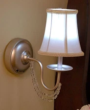 Wireless LED Wall Lamp Elegant Chic Glamour LED Nightlight Acrylic Wall Hanging