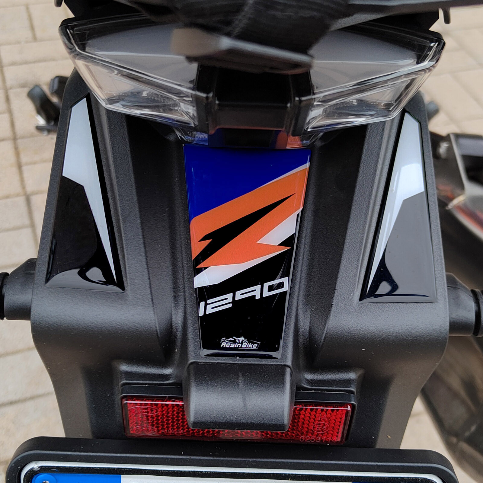 Adesivi 3D compatibili con KTM 1290 Super Adventure R 2021 Protezione Codino