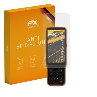 atFoliX 2x Panzerfolie für CHC Navigation HCE600 Schutzfolie matt&stoßfest Folie