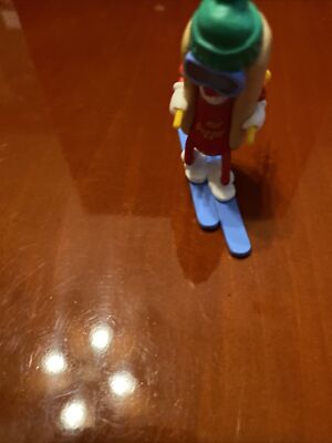 Vintage 1990 Hallmark Keepsake Hot Dogger Ornament