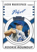 2020 Contenders Rookie Roundup Autograph #7 Jacob Waguespack BLUE JAYS Auto