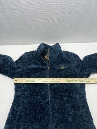Pendleton Sherpa Teddy Full Zip Fleece Deep Pile Jacket Blue Women's Size Medium - Picture 4 of 6