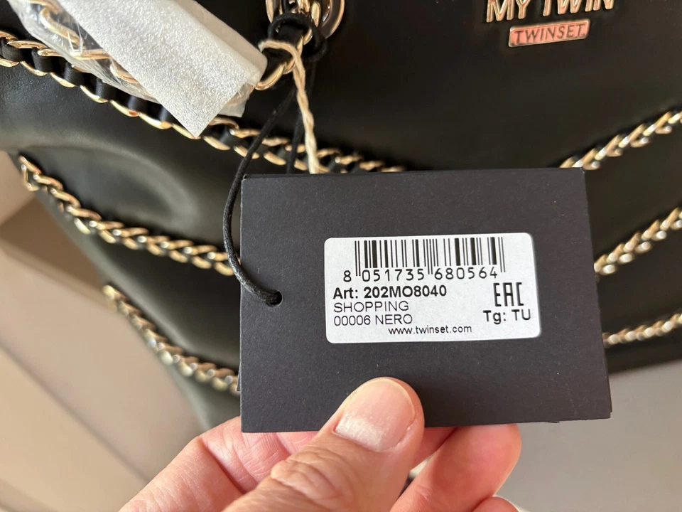 Borsa nera Twinset My Twin nuova - Immagine 3 di 4