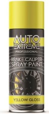 BRAKE CALIPER SPRAY PAINT HIGH TEMPERATURE AUTO AEROSOL 400ML RED YELLOW GLOSS 