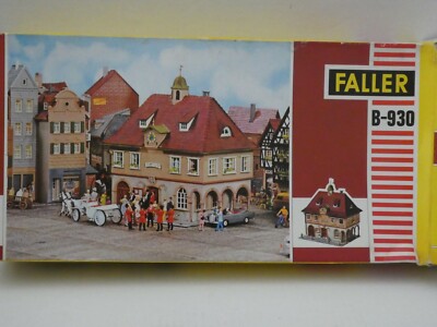 FALLER KLEINSTADT RATHAUS B 930, OVP UNGEBAUT KOMPLETT TOP