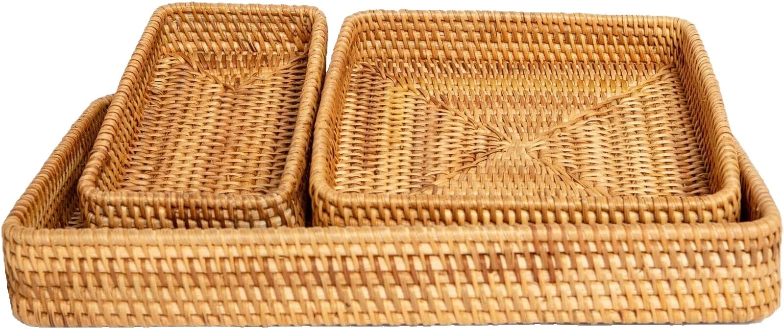 Wicker Serving Trays