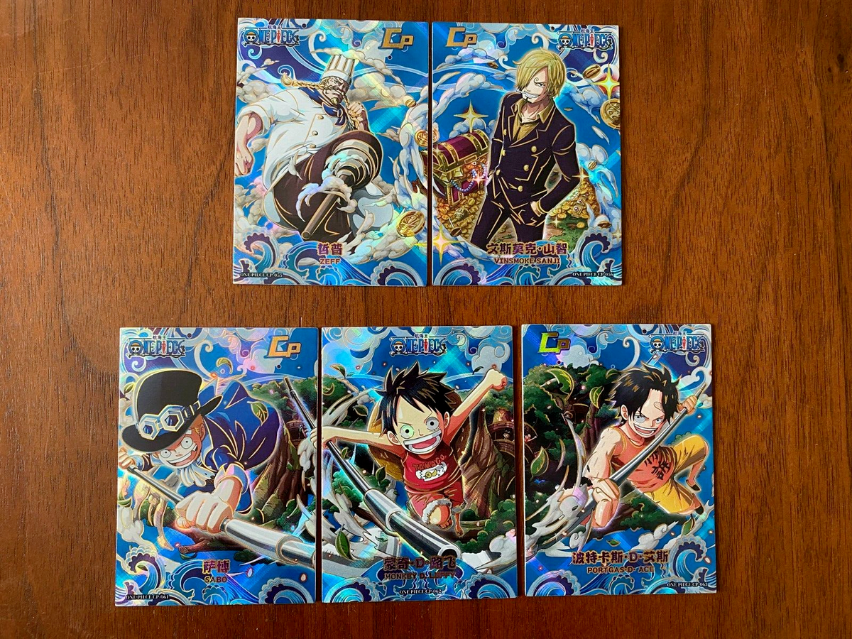 One Piece Anime Collectable SSR UR CP 81 Trading Card Complete Set