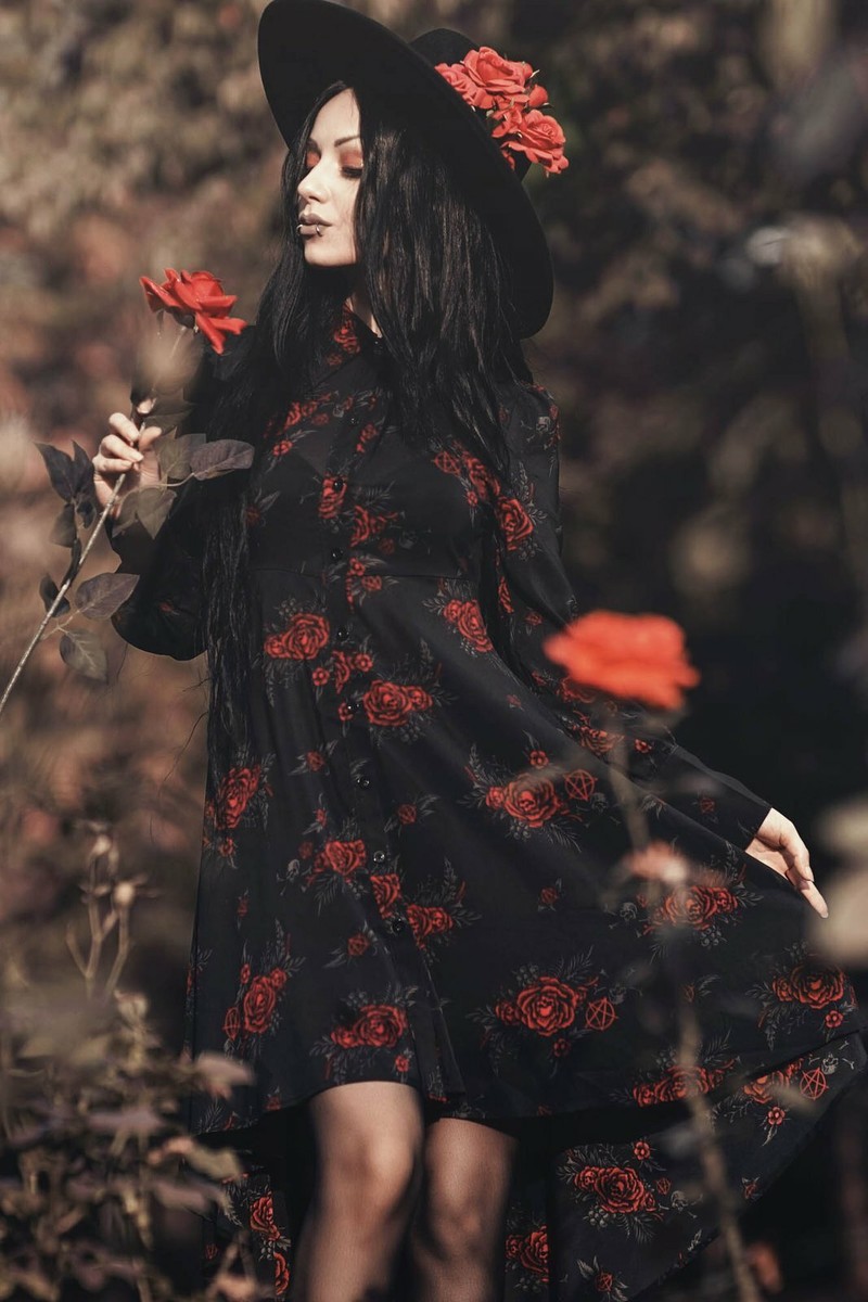 pandora shirt dress killstar Killstar Pandora Shirt Dress