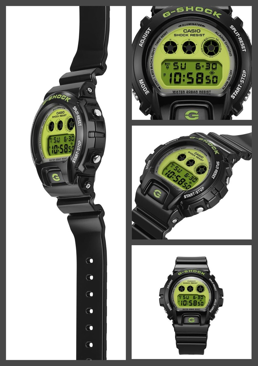 CASIO G-SHOCK DW-6900RCS-1JF CRAZY COLORS 2024 Digital Watch Black