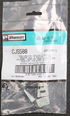PANDUIT Jack Modul - Standard CJS588 Kategorie 5e Modultyp Mini-Com