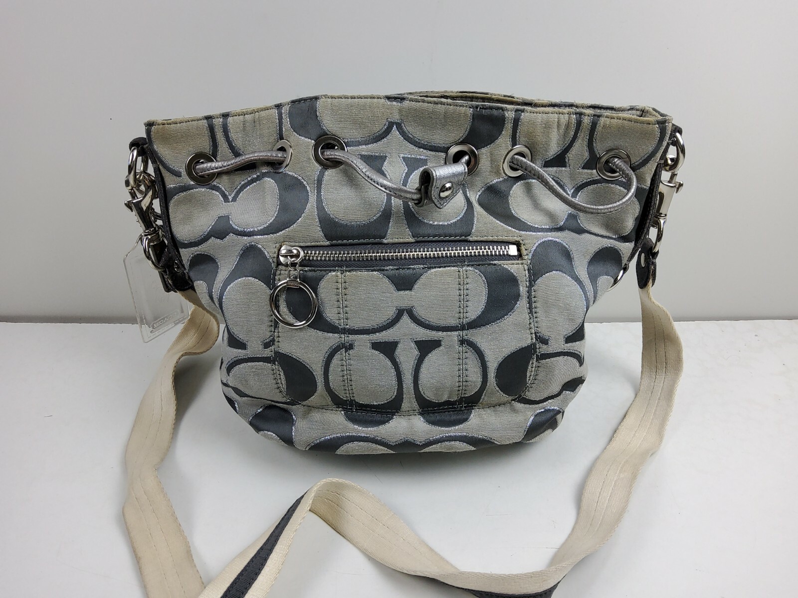 coach poppy signature crossbody bag