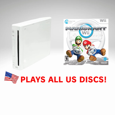 Nintendo Wii Console HDMI Set RVL-001 Region Free 1-4 Controllers