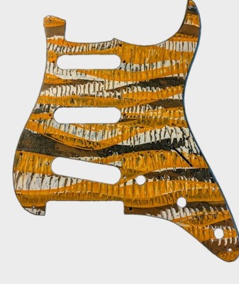 US Fender Stratocaster SSS Guitar Strat Pickguard Custom Artwork Lacquer 