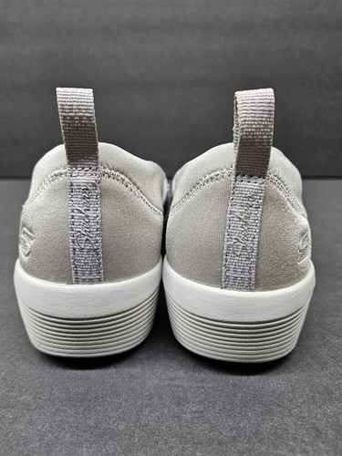 Scarpe comode slip on SKECHERS Arya Shine And Glow da donna taglia 7,5 M grigio argento - Foto 5 di 7