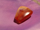 ANCIENT PYU KUSHAN PATINIZED GEOMETRIC  SHAPE AGATE CARNELIAN BEAD 12.7-11.3-4.7 — photo 4