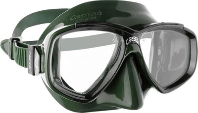 CRESSI Perla - Single Perla Maske zum Tauchen One Size Unisex - Grün