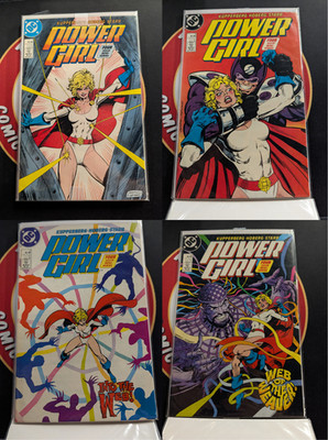 Power Girl Mini Series #1-4 DC Comics 1988 Complete Set Issue Set June 1988