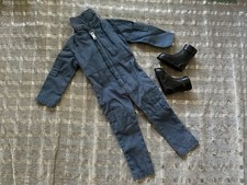Vin 1965 AC Gilbert MOON McDARE Blue Jumpsuit Boots Spaceman Action Figure