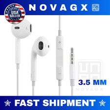 Headphones Earphones 3.5mm iPhone 6/5/4/iPad/Air Wired Earbuds
