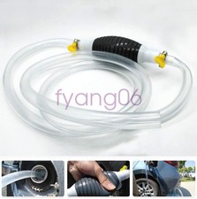 2M Hand Siphon Pump Car Manual Fuel Tank Suction Oil Sucker Liquid Transfer