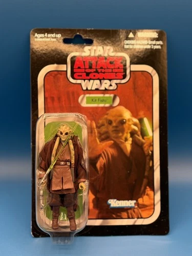 Star Wars Vintage Collection VC29 AOTC Kit Fisto w Star Case