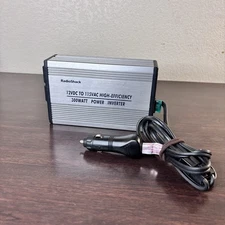Radio Shack 12VDC To 115VAC 300 Watt High Effi Power Inverter ( Tested Works)