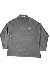 Polo Ralph Lauren Men's Quarter-Zip Pullover Size XL Gray Sweater
