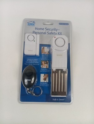 Security Home Alarm Kit, Window, Key & Door Stop Alarm Sensors Set Sabre