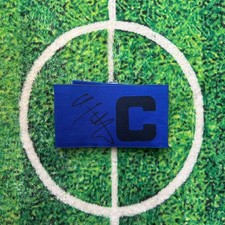Marcus Stewart Of England, Ipswich & Sunderland Signed Captain Armband wCOA