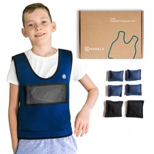 Weighted Vest for Kids - Neoprene Compression Vest - Ages 10 and Above - Adju...