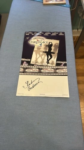 Stars On Ice Poster Katia Gordeeva Autograph 