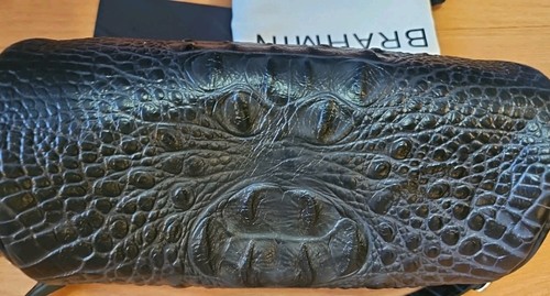 BRAHMIN Alden Road Billie Barrel Shoulder Bag Black NEW w/Dust Bag  - Picture 5 of 10