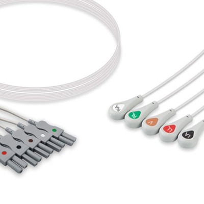 5-Lead ECG Cable Spacelabs TruLink Snap 0.9m | EL-SLS5-90S-A