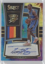 2017-18 Select Rookie Jersey Tie-Dye Prizm 10/25 Terrance Ferguson Auto RC 5xx