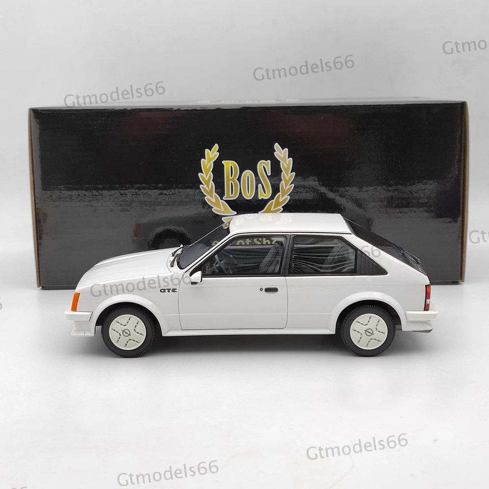 1/18 BOS Opel Kadett D GTE White 1983 BOS070 Resin Model Car Collection Used - Image 2 of 4