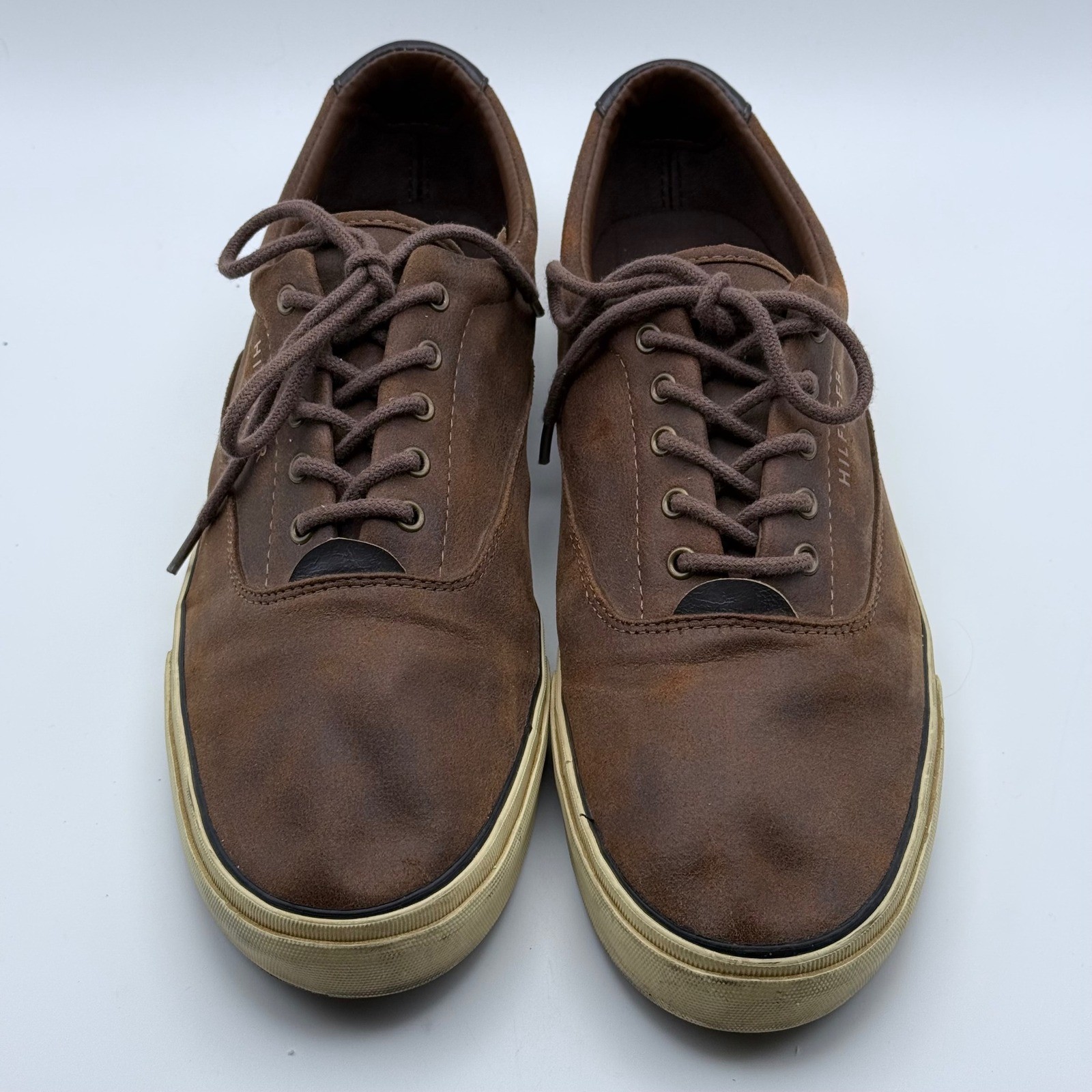 Tommy Hilfiger Helipo Brown Textile Low Top Sneakers Mens Size 12 thumbnail 3